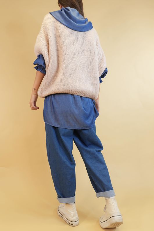  Big Softie Cap Sleeve Knit Top Ballet